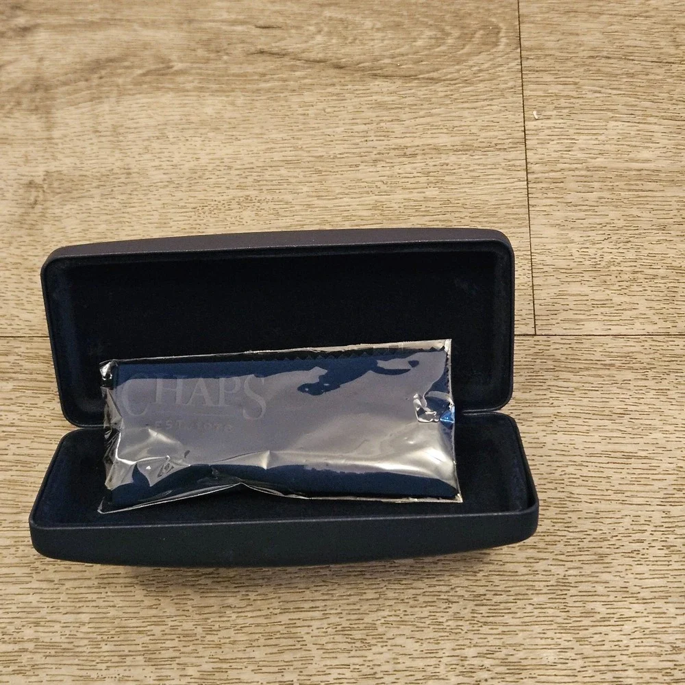 Champs navy blue Designer Glasses Hard Case ONLY Eye Storage Clamshell